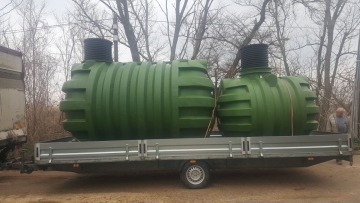 Isporuka rezervoara od 12 000 L i 5 000 L za Zadar
