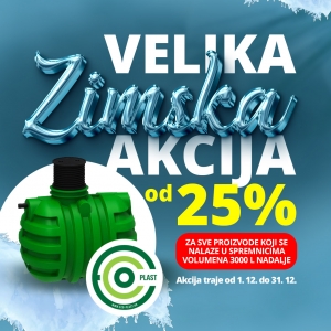 VELIKA ZIMSKA AKCIJA rezervoara već od -25%