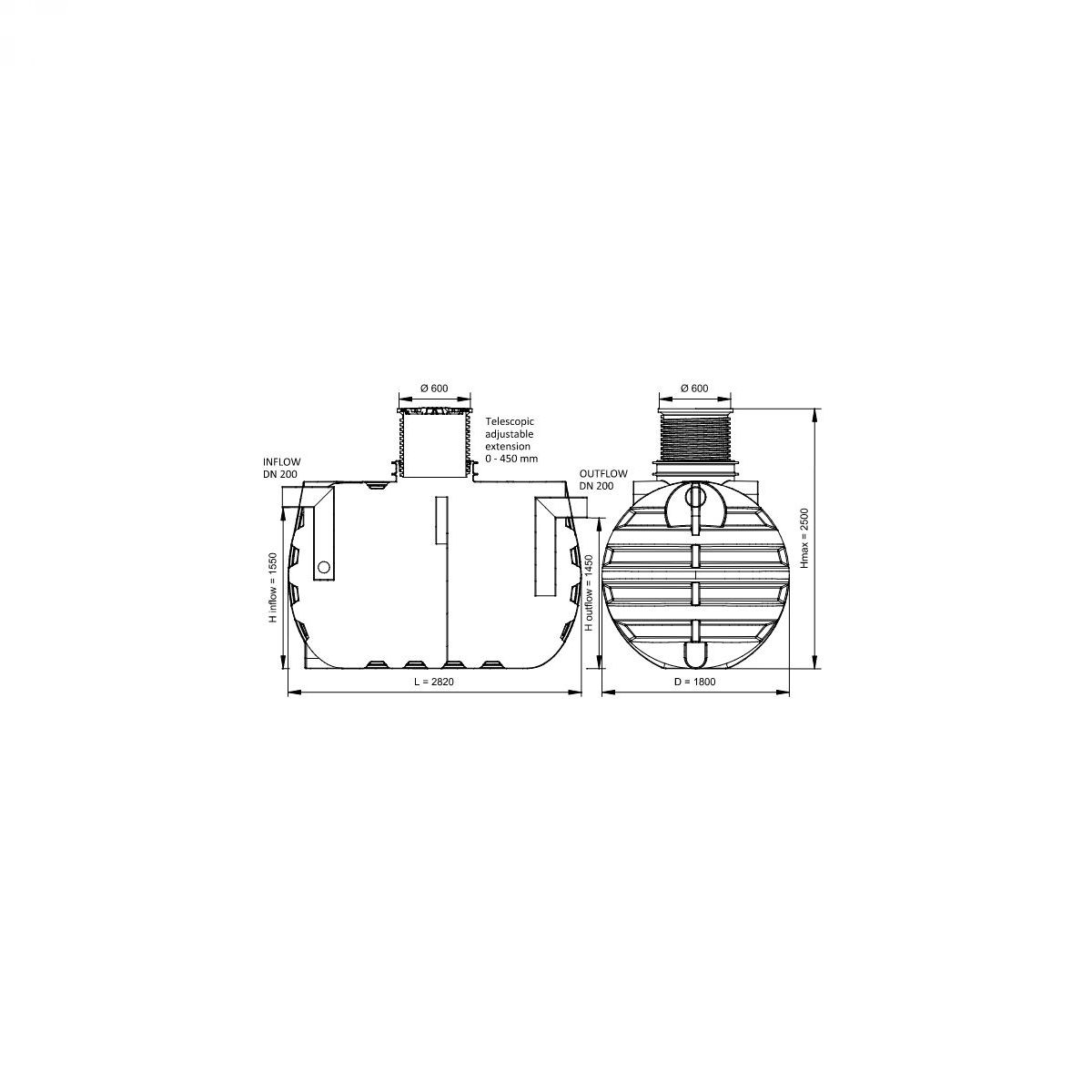 SEPARATOR MASTI 6000L - NG 15