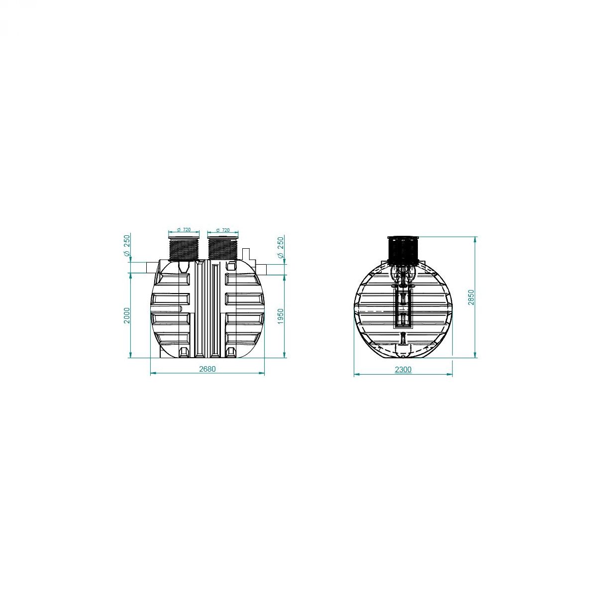 SEPARATOR ULJA 8000L - NS 30 TIP A sa ATEX certifikatom - conductive