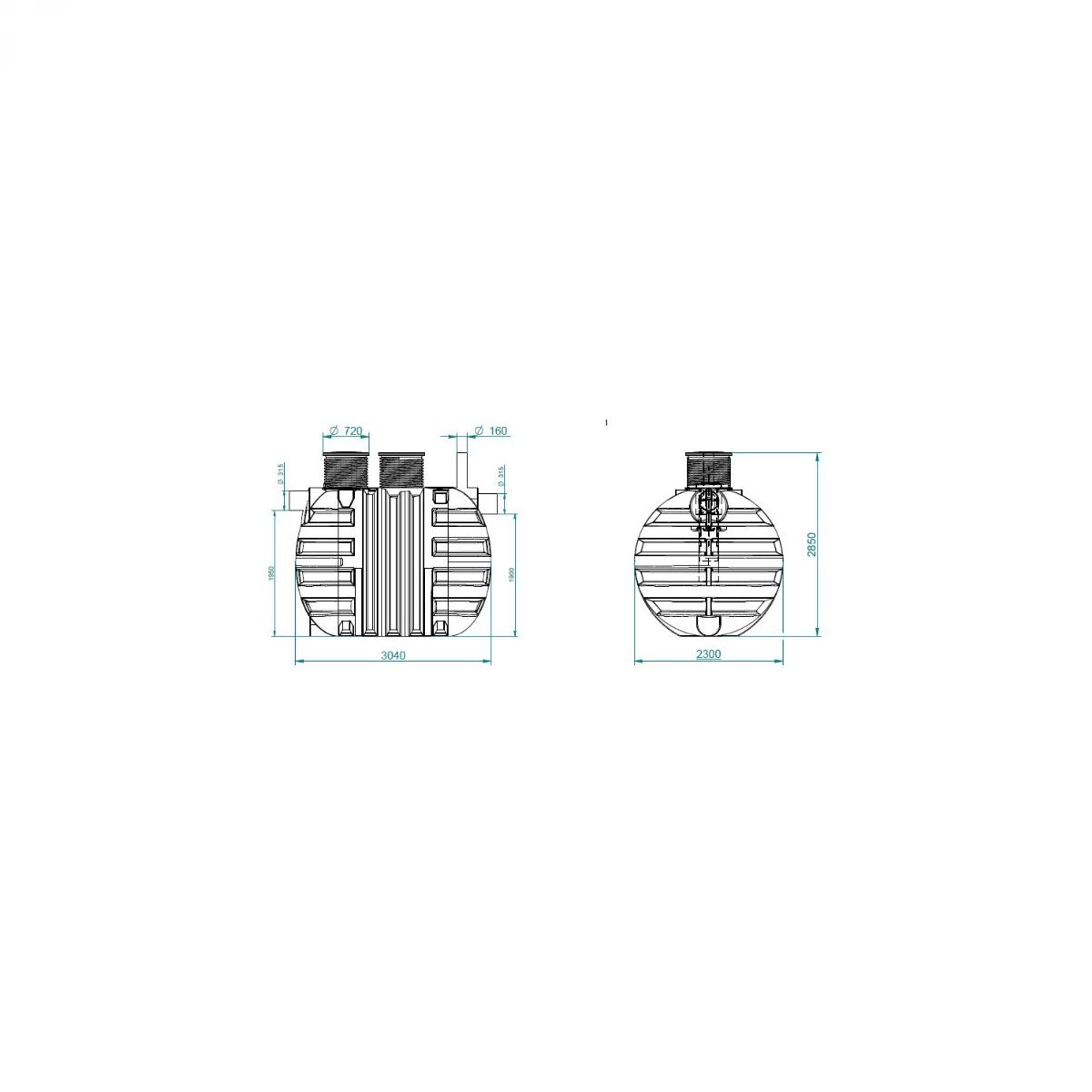 SEPARATOR ULJA 10000L - NS 40 TIP A sa ATEX certifikatom - conductive