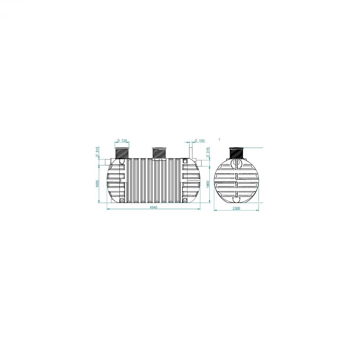 SEPARATOR ULJA 16000L - NS 40 TIP B sa ATEX certifikatom - conductive