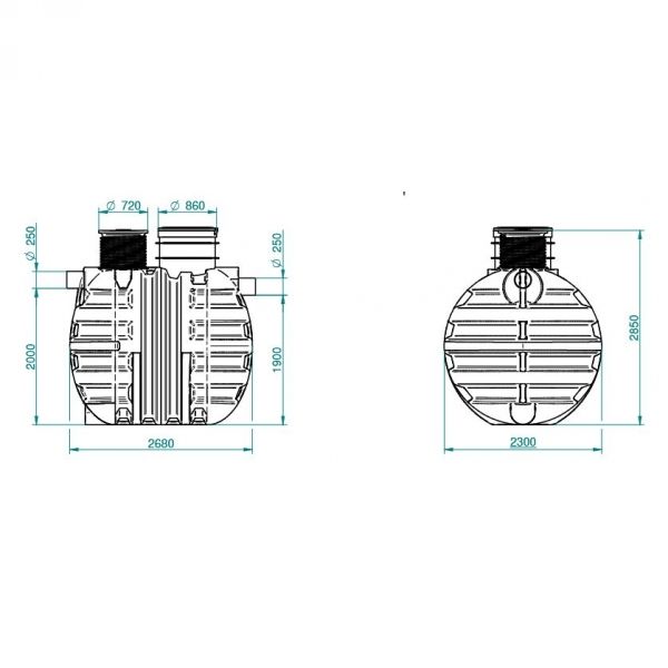 SEPARATOR ULJA 8000L - NS 30 SIP