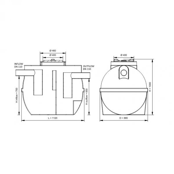 SEPARATOR MASTI 500L - NG 1
