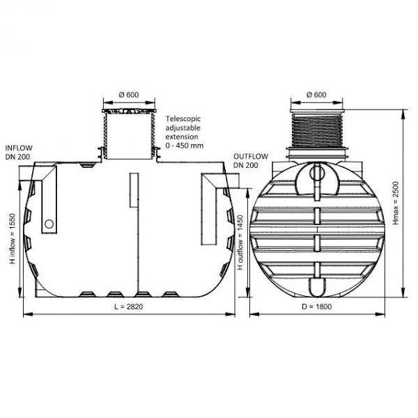 SEPARATOR MASTI 6000L - NG 15