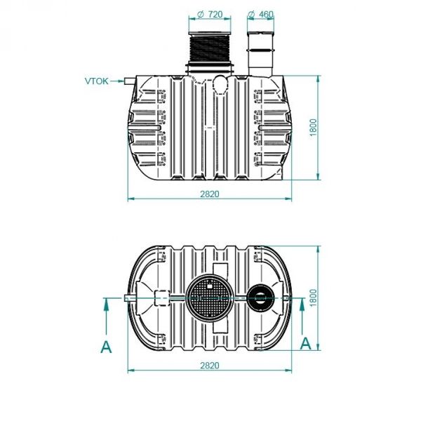 SEPTIČKA JAMA 6000 L - 3 KOMORE
