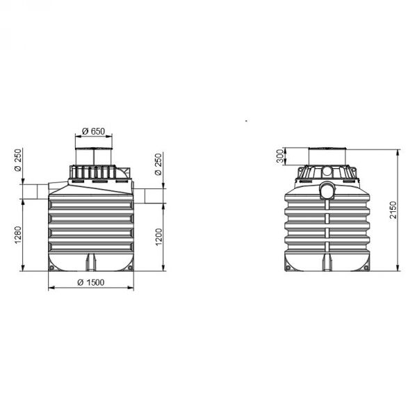 SEPARATOR ULJA 2350L - NS 40/8