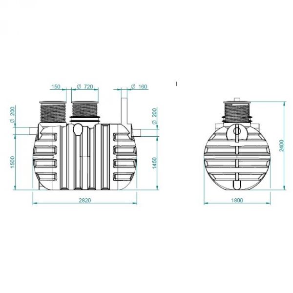 SEPARATOR ULJA 6000L - NS 20 TIP A sa ATEX certifikatom - conductive