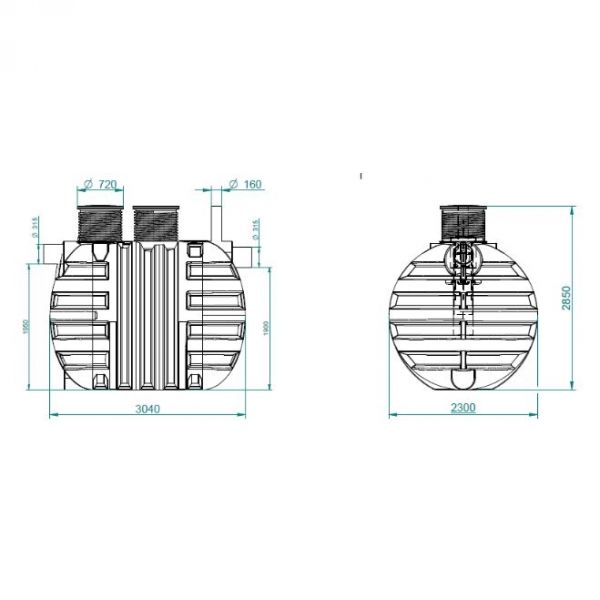 SEPARATOR ULJA 10000L - NS 40 TIP A sa ATEX certifikatom - conductive