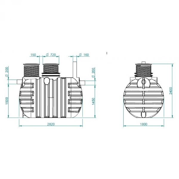 SEPARATOR ULJA 6000L - NS 15 TIP B sa ATEX certifikatom - conductive