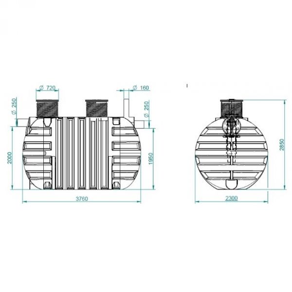 SEPARATOR ULJA 12000L - NS 30 TIP B sa ATEX certifikatom - conductive