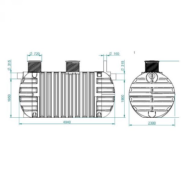 SEPARATOR ULJA 16000L - NS 40 TIP B sa ATEX certifikatom - conductive